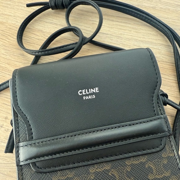 CELINE Phone Pouch with Strap NEW - Picture 5 of 6